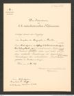 k.k. naturhistorisches Hofmuseum, Intendanzakten 1885-1896 (Hauer), Aktenzahl Z.330.a/1889, Seite 1